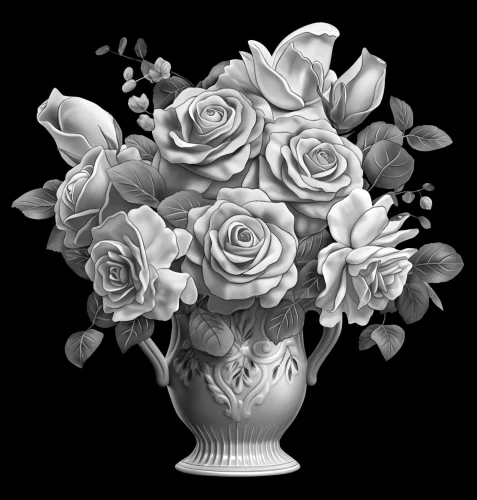 Цветы 088 (розы)